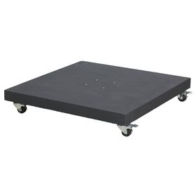 Platinum SORRENTO Schirmständer | Mit Rollen, Granit, 90 kg