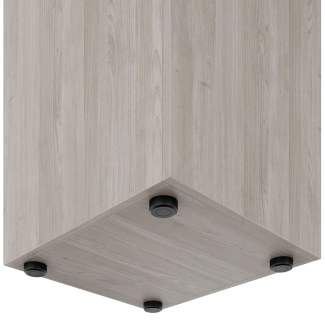 CHOICE Spind | 450 x 1370 mm, 2 oder 3 Schließfächer, Nordeiche grau