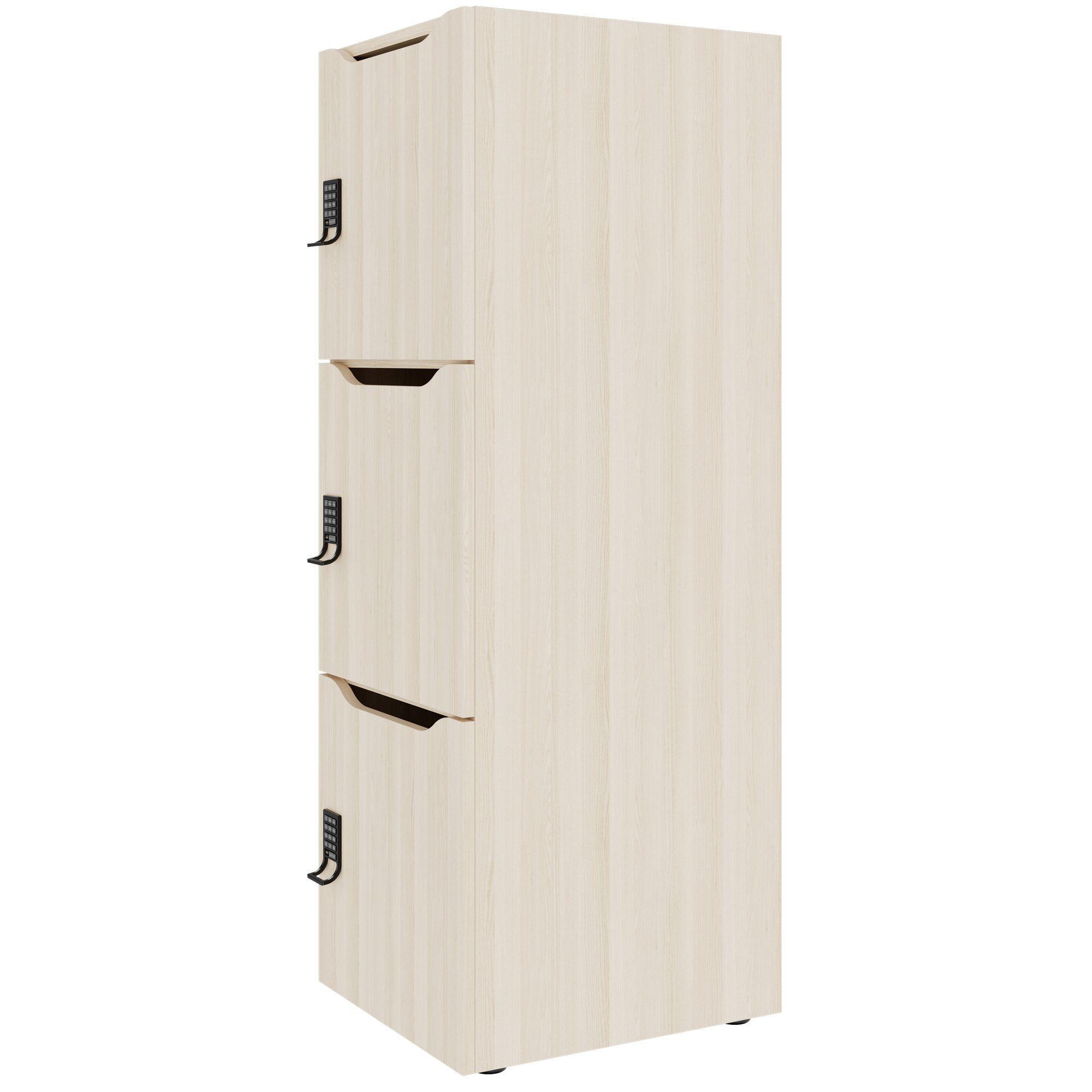 CHOICE Spind | 450 x 1370 mm, 2 oder 3 Schließfächer, Sandesche - 3 Main Image