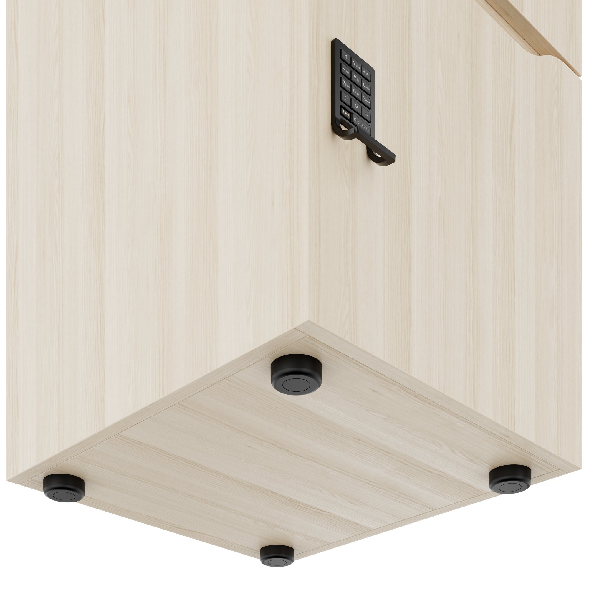 CHOICE Spind | 450 x 1370 mm, 2 oder 3 Schließfächer, Sandesche - 6 Main Image