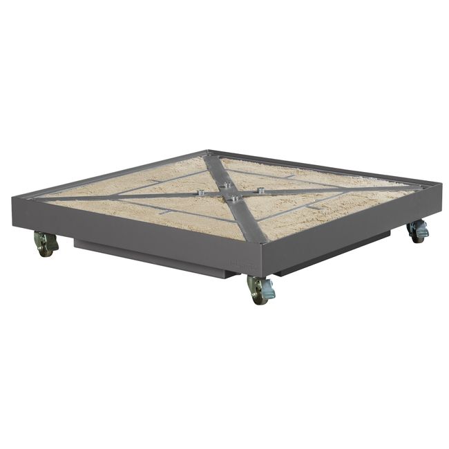 Platinum CERAMICA Schirmständer | Mit Rollen, Keramik, 90 kg, für Ampelschirme - 2 Main Image