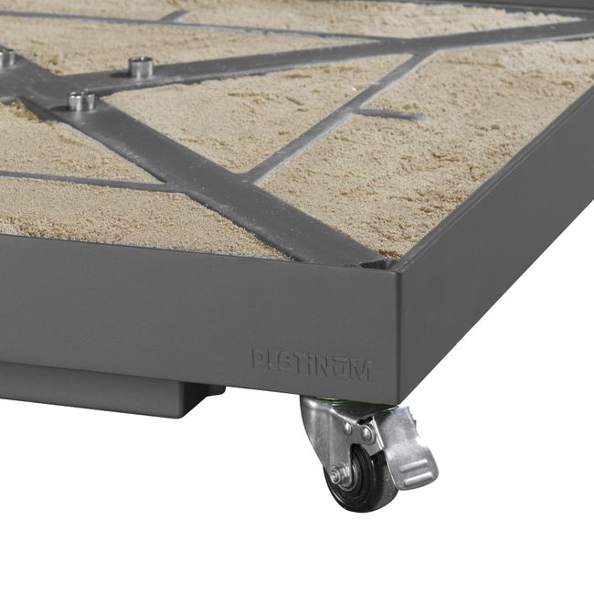 Platinum CERAMICA Schirmständer | Mit Rollen, Keramik, 90 kg, für Ampelschirme - 3 Main Image