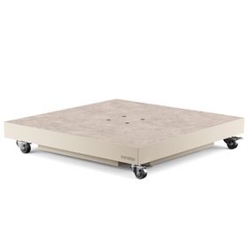 Platinum CERAMICA Schirmständer | Mit Rollen, Keramik, 90 kg, für Ampelschirme