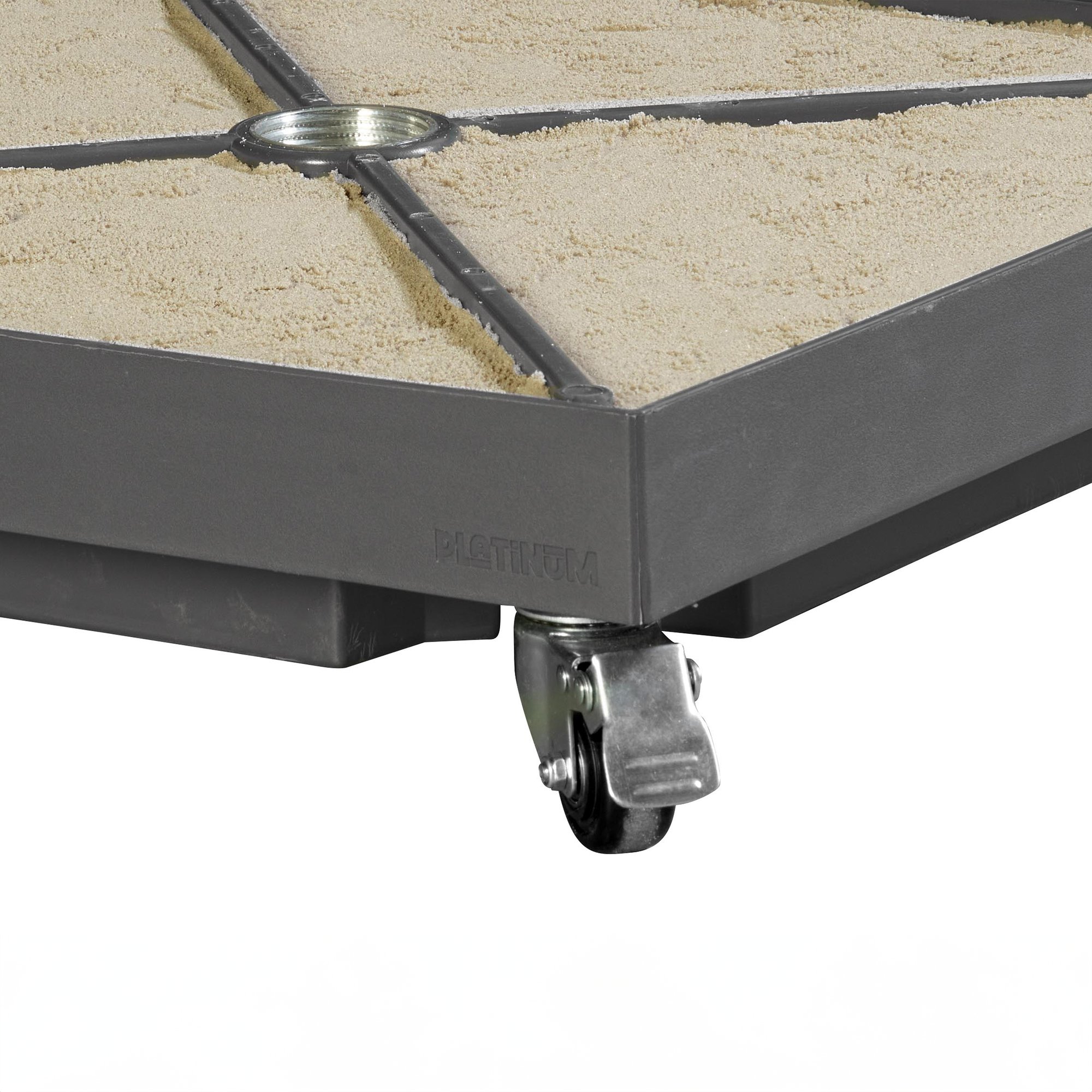 Platinum CERAMICA Schirmständer | Mit Rollen, Keramik, 40 kg, für Stockschirme - 3 Main Image