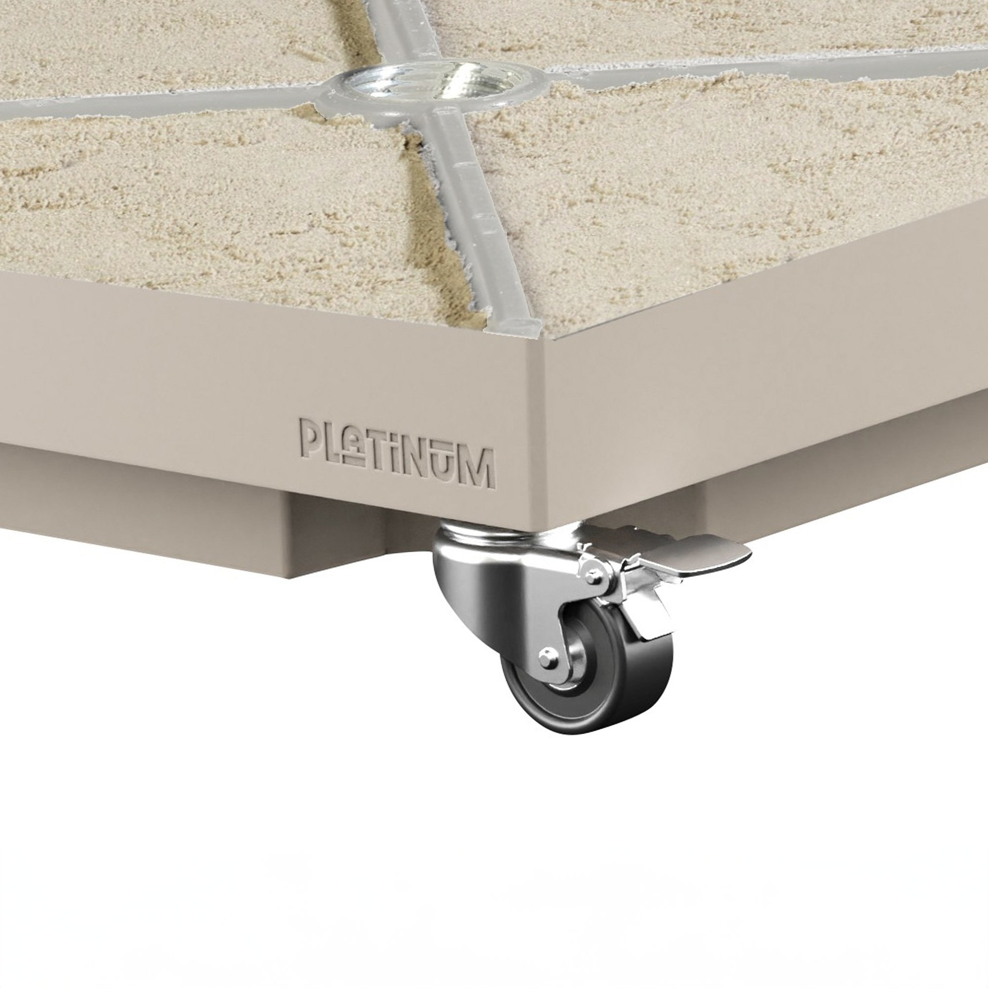Platinum CERAMICA Schirmständer | Mit Rollen, Keramik, 40 kg, für Stockschirme - 3 Main Image