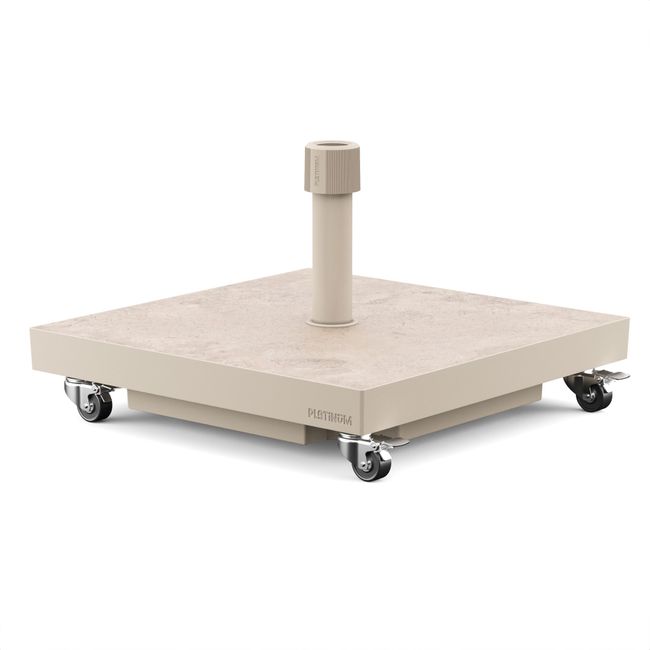 Platinum CERAMICA Schirmständer | Mit Rollen, Keramik, 40 kg, für Stockschirme