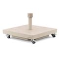 Platinum CERAMICA Schirmständer | Mit Rollen, Keramik, 40 kg, für Stockschirme
