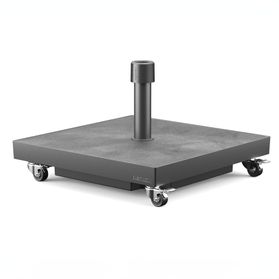 Platinum CERAMICA Schirmständer | Mit Rollen, Keramik, 40 kg, für Stockschirme