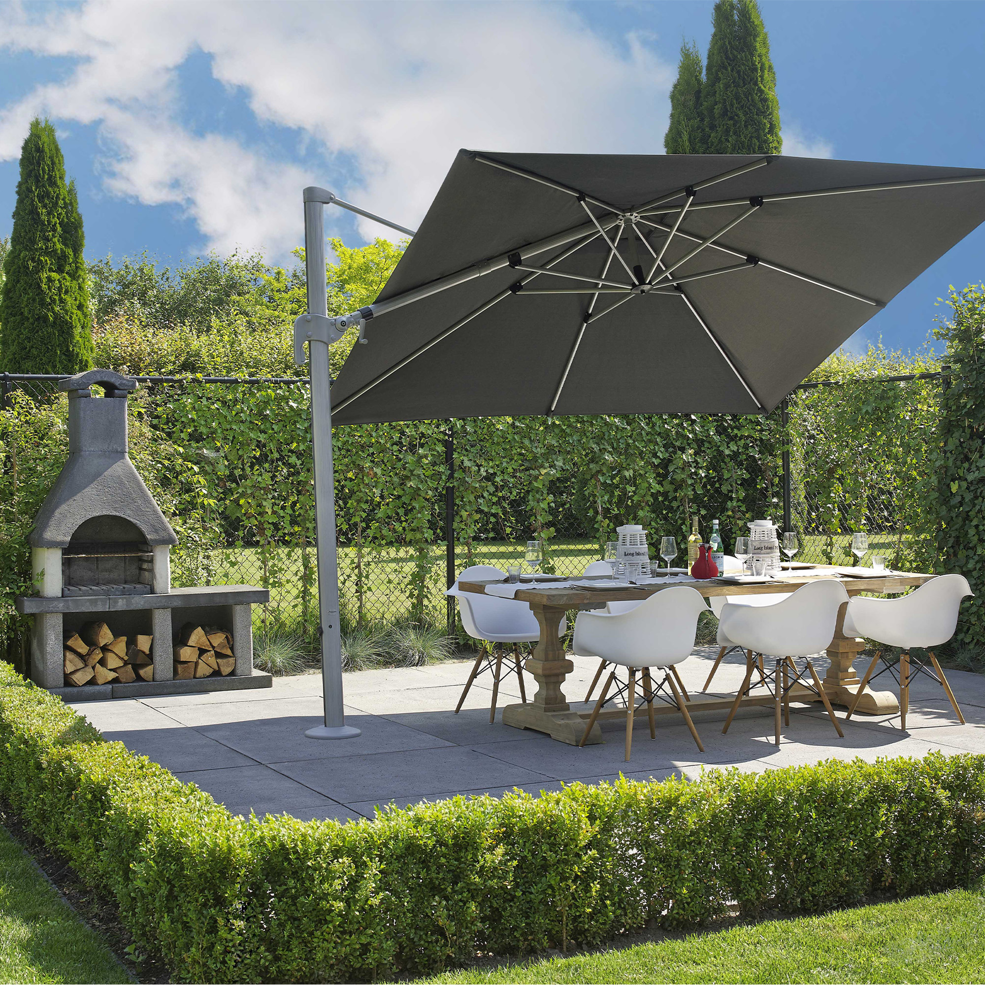 Platinum Bodeneinbausockel | Stahl, Schwarz, kein Beton nötig - 6 Main Image