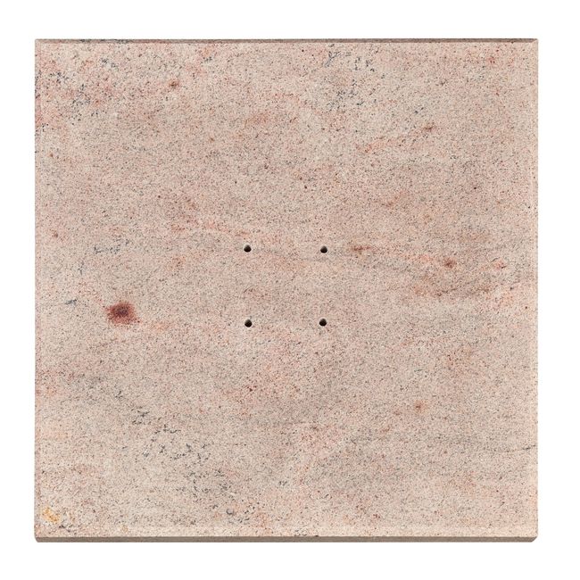 Platinum VENEZIA Schirmständer | Mit Rollen, gerade Ecken, Beige Granit, 90-120 kg