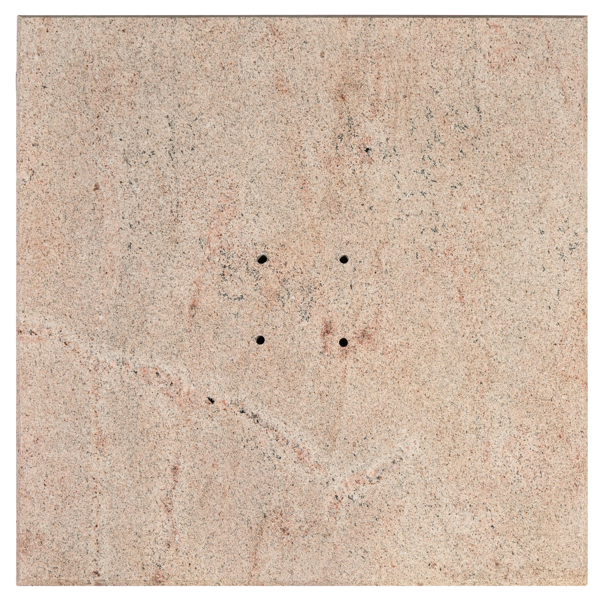 Platinum VENEZIA ROUND EDGE Schirmständer | Mit Rollen, abgerundete Ecken, Beige Granit, 90-120 kg - 4 Main Image