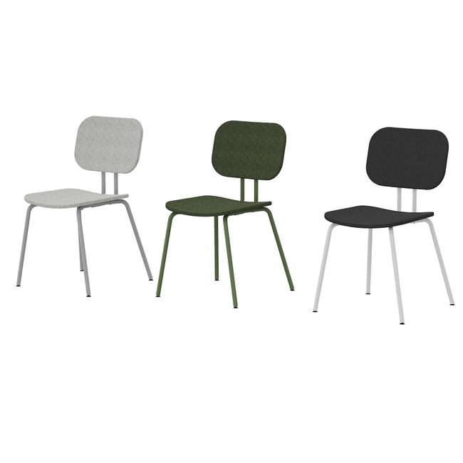 FEBO Besucherstuhl | 4-Fuß-Gestell, Kufengestell oder auf Rollen, optional Armlehnen