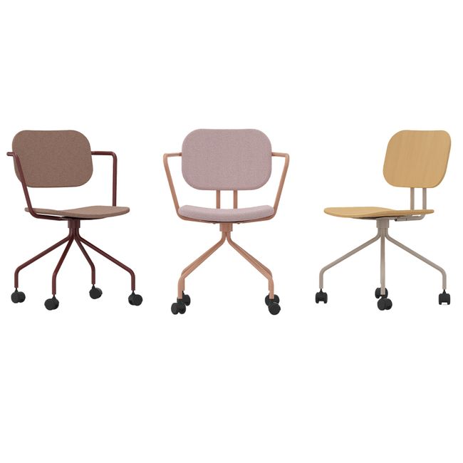 FEBO Besucherstuhl | 4-Fuß-Gestell, Kufengestell oder auf Rollen, optional Armlehnen