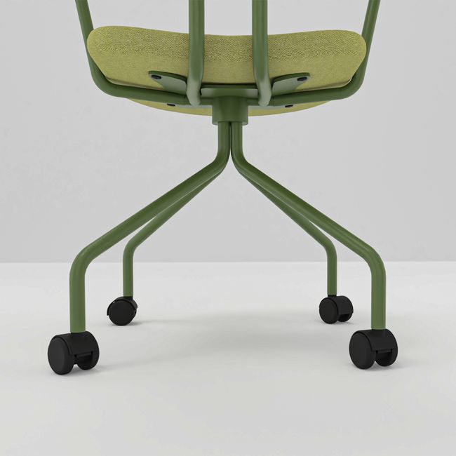 FEBO Besucherstuhl | 4-Fuß-Gestell, Kufengestell oder auf Rollen, optional Armlehnen