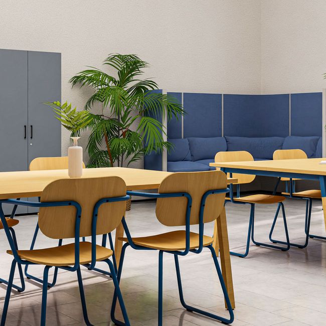 FEBO Besucherstuhl | 4-Fuß-Gestell, Kufengestell oder auf Rollen, optional Armlehnen