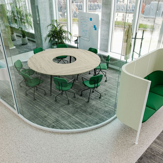 FEBO Besucherstuhl | 4-Fuß-Gestell, Kufengestell oder auf Rollen, optional Armlehnen