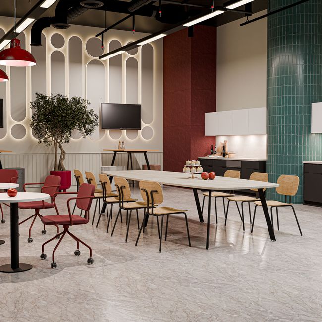 FEBO Besucherstuhl | 4-Fuß-Gestell, Kufengestell oder auf Rollen, optional Armlehnen