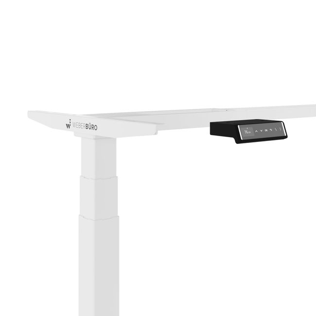 TELDRA Pro Winkelschreibtisch-Gestell | 1075-1801 mm, elektrisch höhenverstellbar