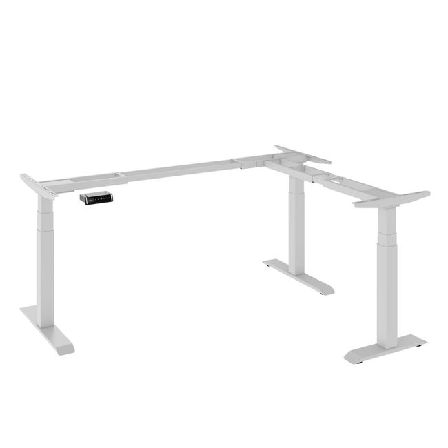 TELDRA Pro Winkelschreibtisch-Gestell | 1075-1801 mm, elektrisch höhenverstellbar