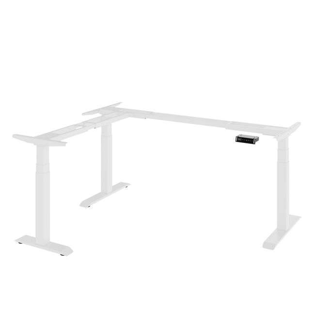 TELDRA Pro Winkelschreibtisch-Gestell | 1075-1801 mm, elektrisch höhenverstellbar