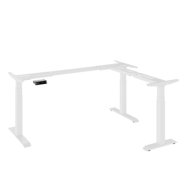 TELDRA Pro Winkelschreibtisch-Gestell | 1075-1801 mm, elektrisch höhenverstellbar