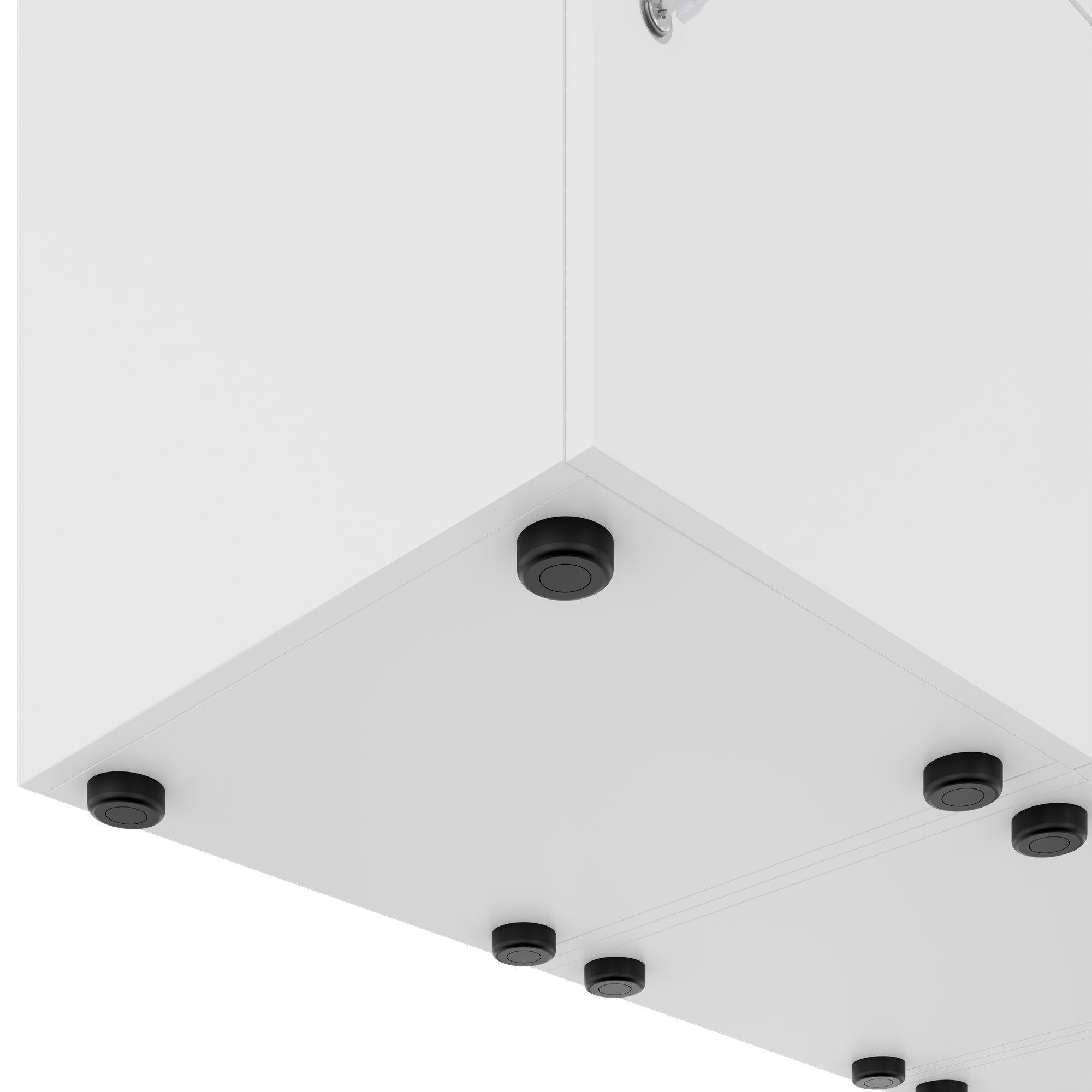 CHOICE Spind | 1804 x 936 mm, 8 Schließfächer, Weiß - 6 Main Image