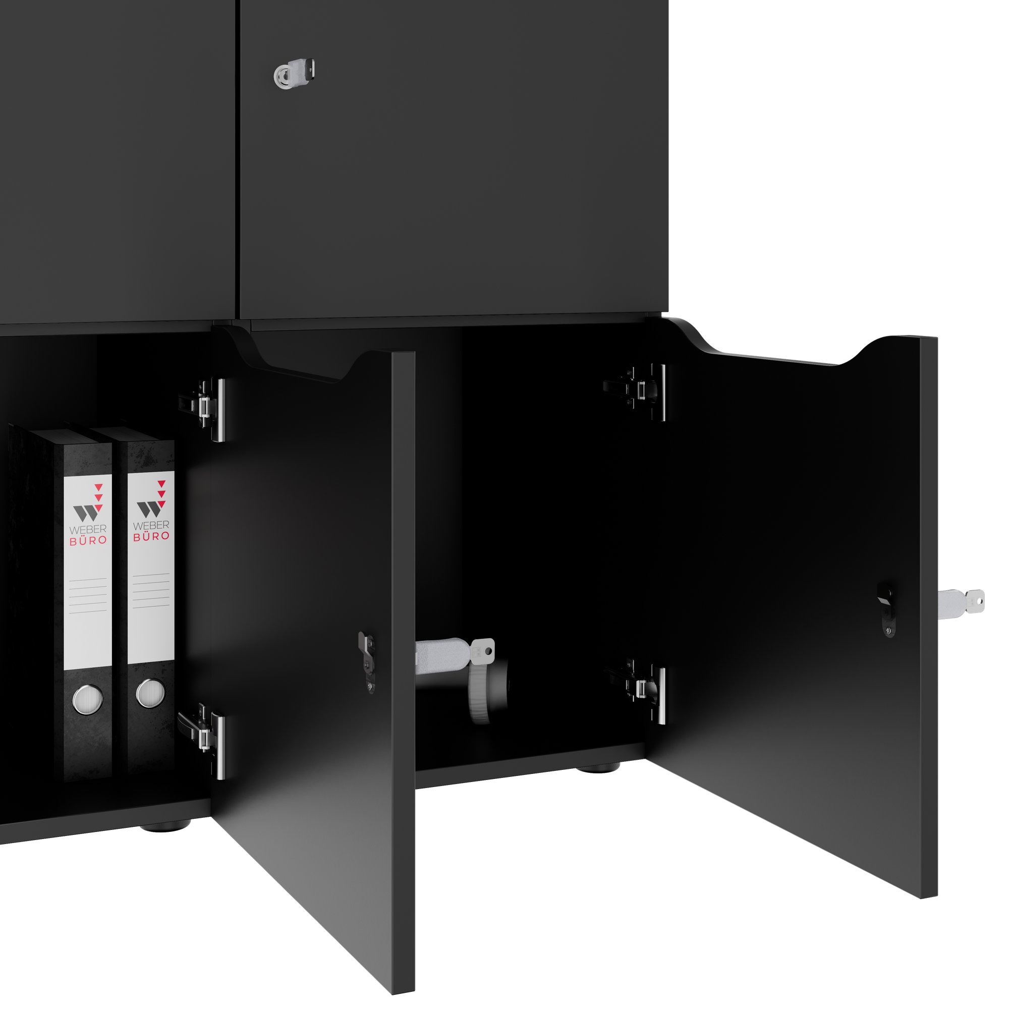 CHOICE Locker | 1804 x 936 mm, 8 lockers, anthracite - 4 Main Image