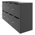 CHOICE Locker | 1804 x 936 mm, 8 lockers, anthracite - 3 Thumbnail Image