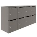 CHOICE locker | 1804 x 936 mm, 8 lockers, Cubanite gray - 1 Thumbnail Image