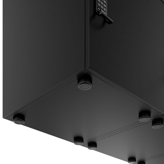 CHOICE Spind | 1804 x 936 mm, 8 Schließfächer, Schwarz