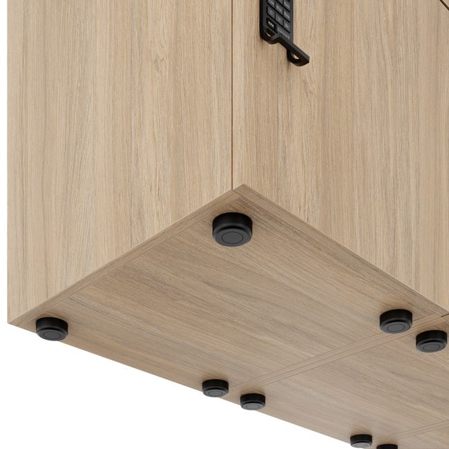 CHOICE Spind | 1804 x 936 mm, 8 Schließfächer, Bernsteineiche