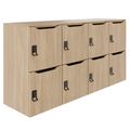 CHOICE Spind | 1804 x 936 mm, 8 Schließfächer, Bernsteineiche - 1 Thumbnail Image