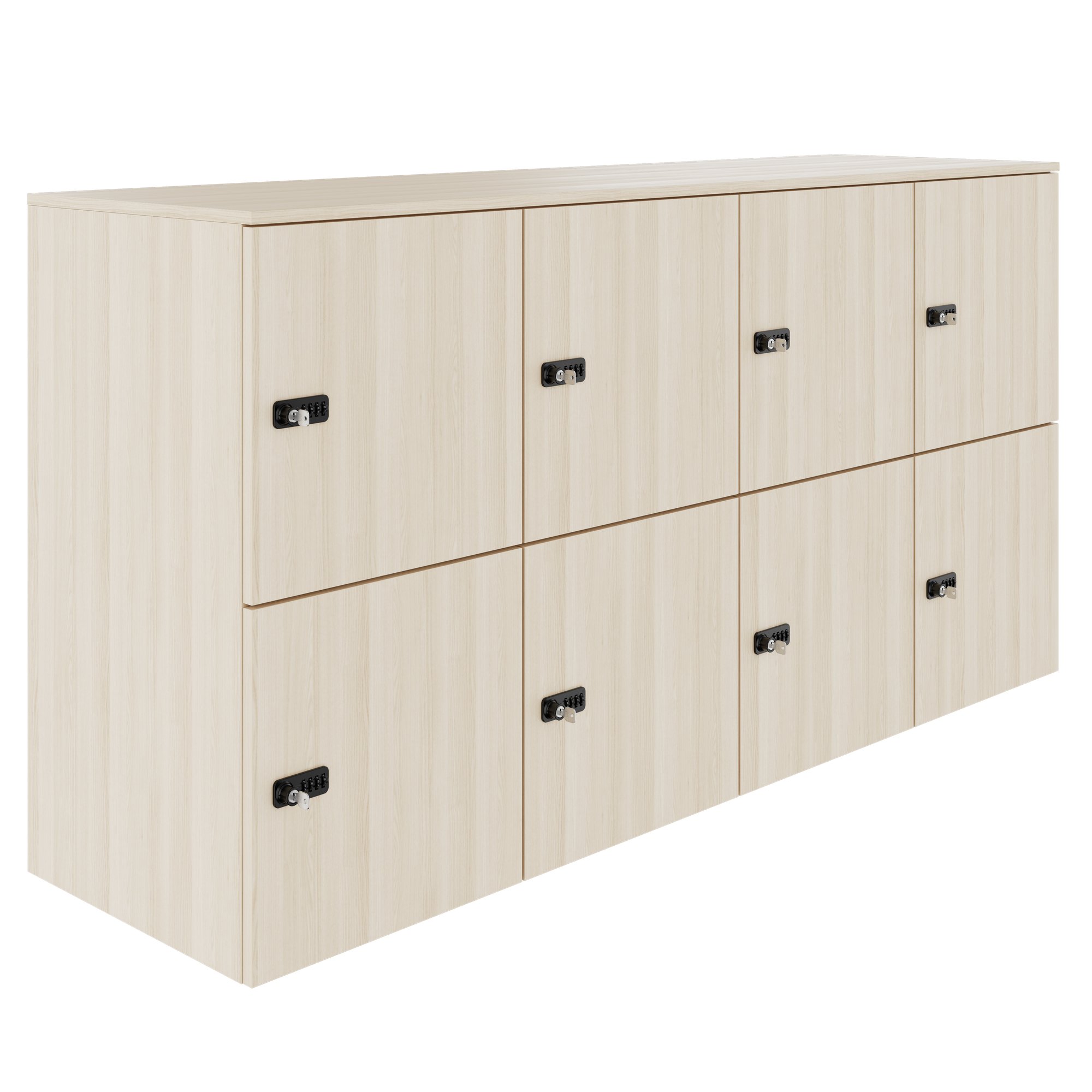 CHOICE Spind | 1804 x 936 mm, 8 Schließfächer, Sandesche - 5 Main Image