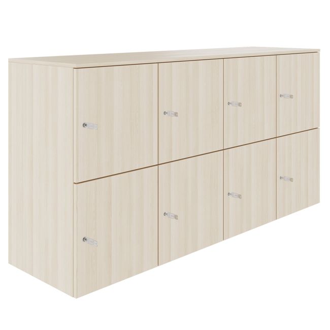 CHOICE Spind | 1804 x 936 mm, 8 Schließfächer, Sandesche