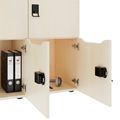 CHOICE Locker | 1804 x 936 mm, 8 lockers, maple - 4 Thumbnail Image