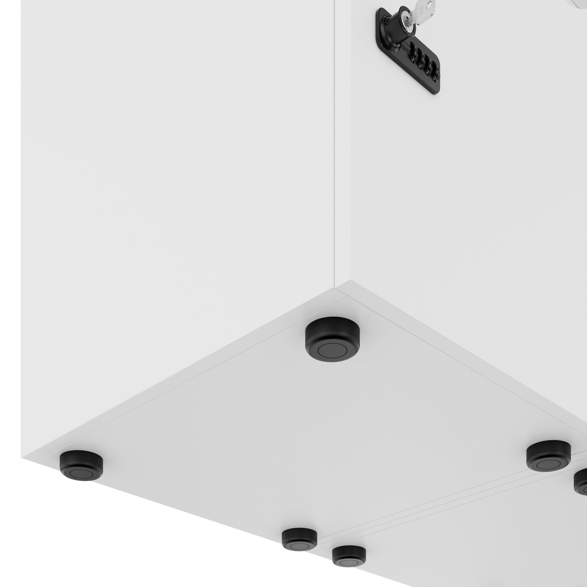 CHOICE Locker | 1353 x 1836 mm, 12 lockers, white - 6 Main Image