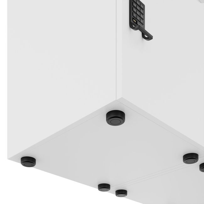 CHOICE Spind | 1353 x 1836 mm, 12 Schließfächer, Weiß