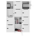 CHOICE Locker | 1353 x 1836 mm, 12 lockers, white - 2 Thumbnail Image