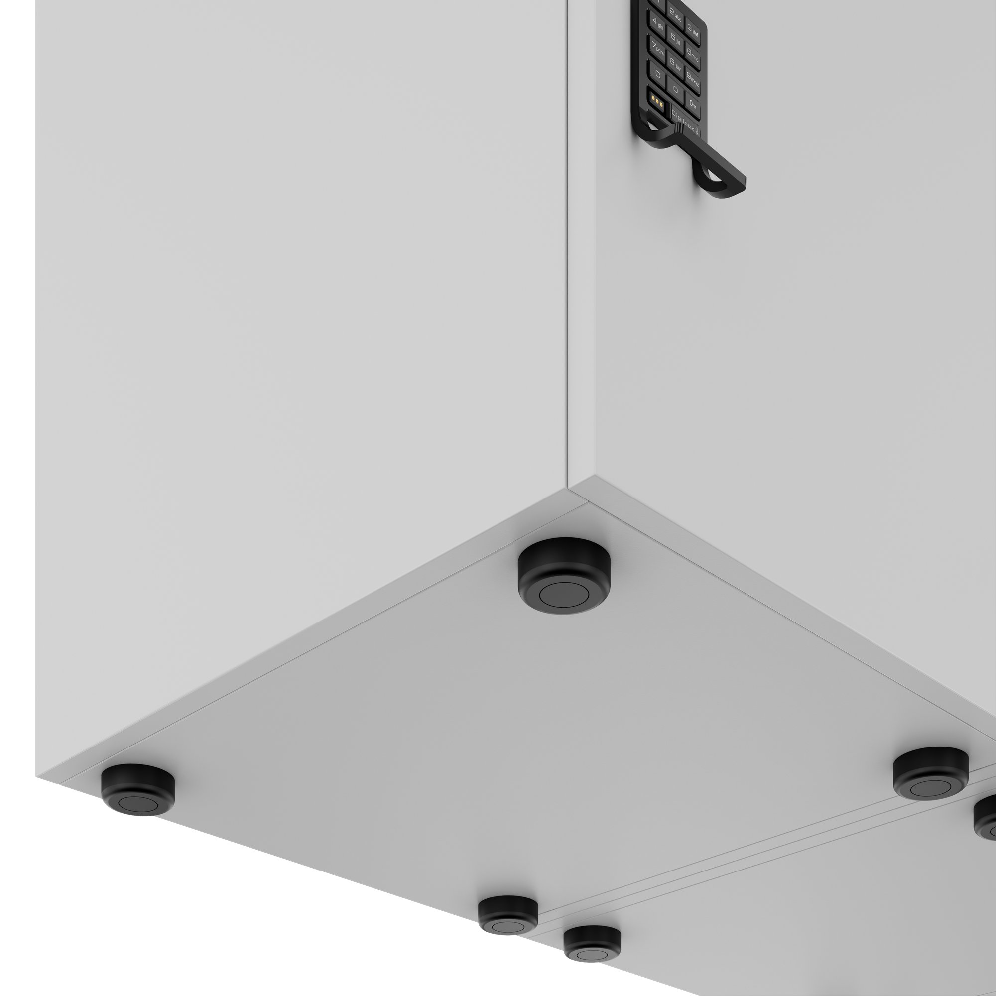 CHOICE Spind | 1353 x 1836 mm, 12 Schließfächer, Perlgrau - 6 Main Image