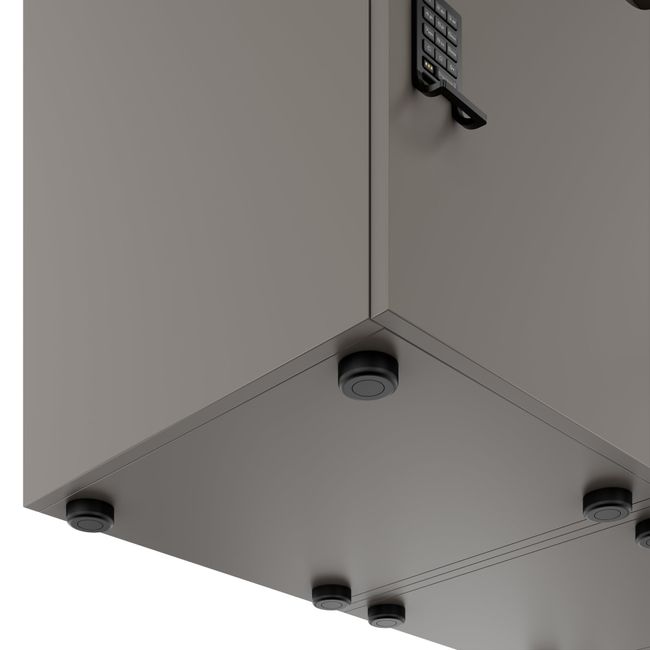 CHOICE Spind | 1353 x 1836 mm, 12 Schließfächer, Cubanitgrau