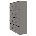 CHOICE Spind | 1353 x 1836 mm, 12 Schließfächer, Cubanitgrau - 3 Thumbnail Image