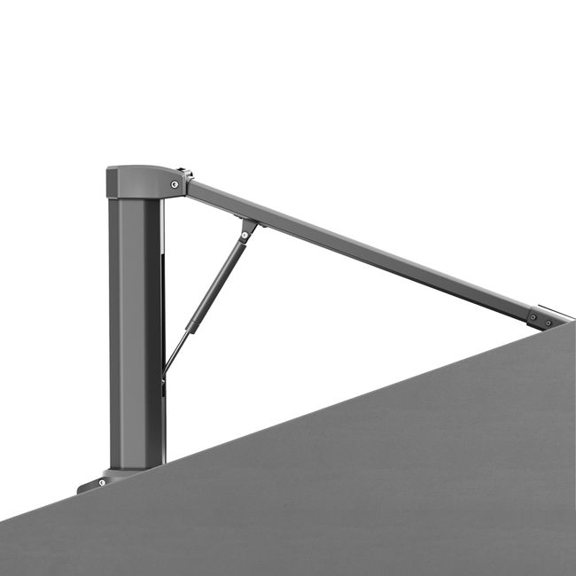Platinum BEAUFORT Ampelschirm | 3200 x 3200 mm, 360° drehbar, Scherensystem