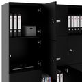 CHOICE Spind | 1353 x 1836 mm, 12 Schließfächer, Schwarz - 4 Thumbnail Image