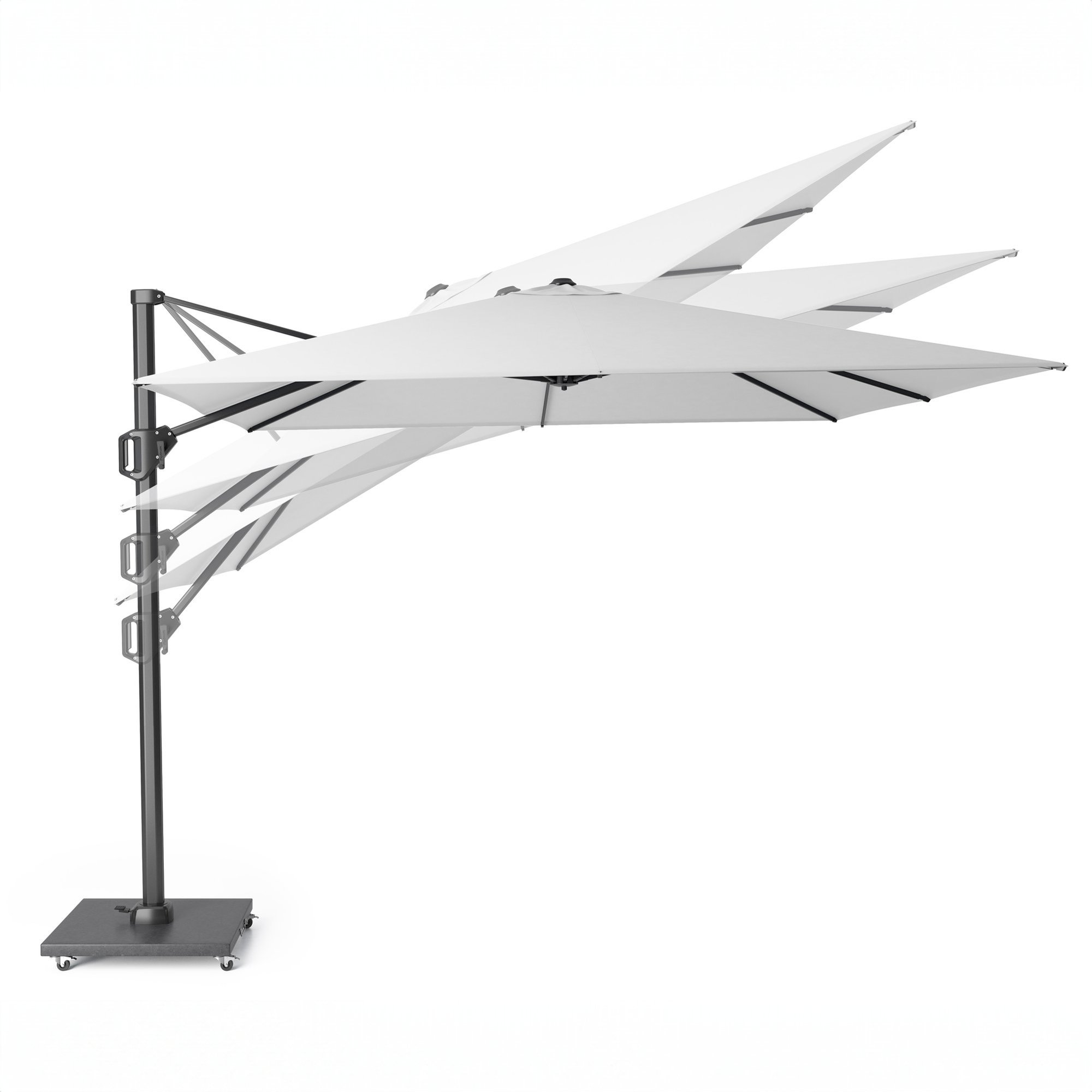 Platinum CHALLENGER T1 Teleskop Ampelschirm | 3500 x 3500 mm, 360° drehbar - 6 Main Image