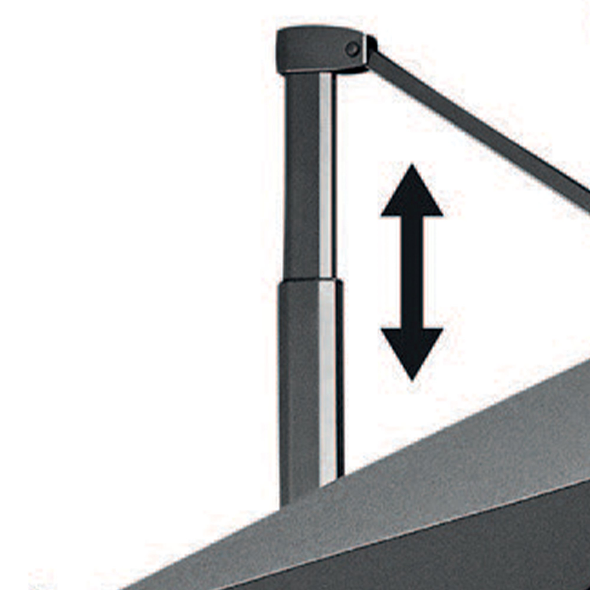 Platinum CHALLENGER T1 Teleskop Ampelschirm | 3500 x 3500 mm, 360° drehbar - 7 Main Image
