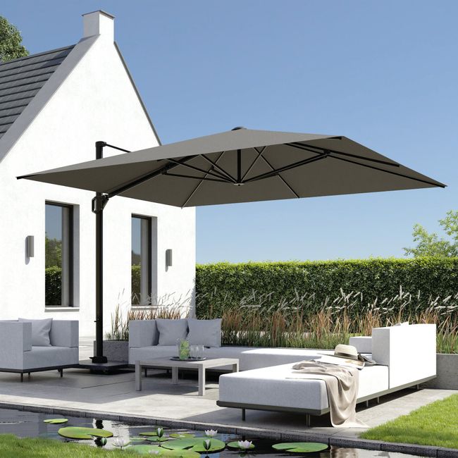 Platinum CHALLENGER T1 Teleskop Ampelschirm | 3500 x 3500 mm, 360° drehbar