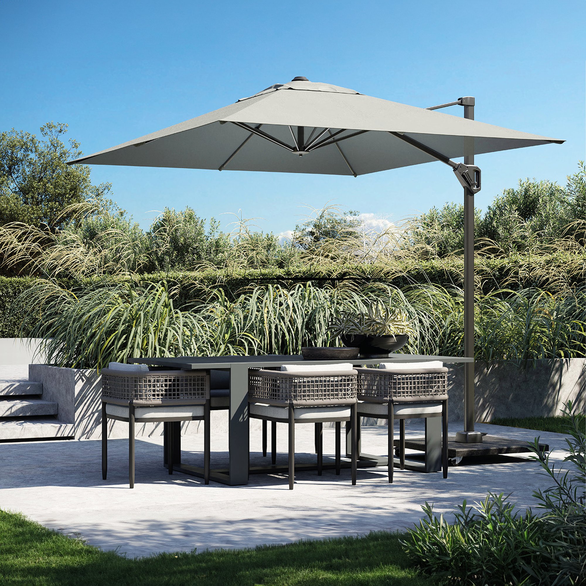 Platinum VOYAGER T1 Ampelschirm | 2500-3000 x 2000-3000 mm, 360° drehbar - 2 Main Image