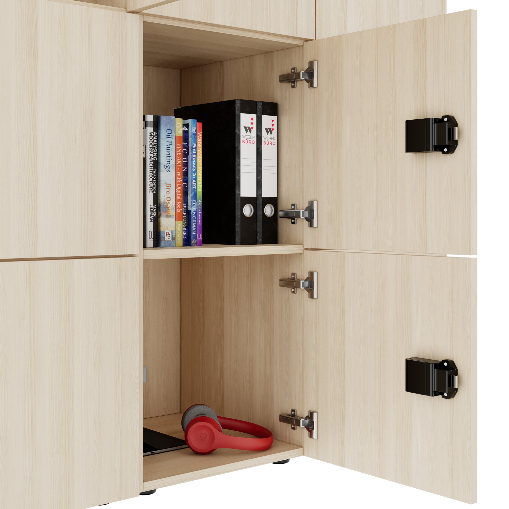 CHOICE Spind | 1353 x 1836 mm, 12 Schließfächer, Sandesche - 5 Main Image