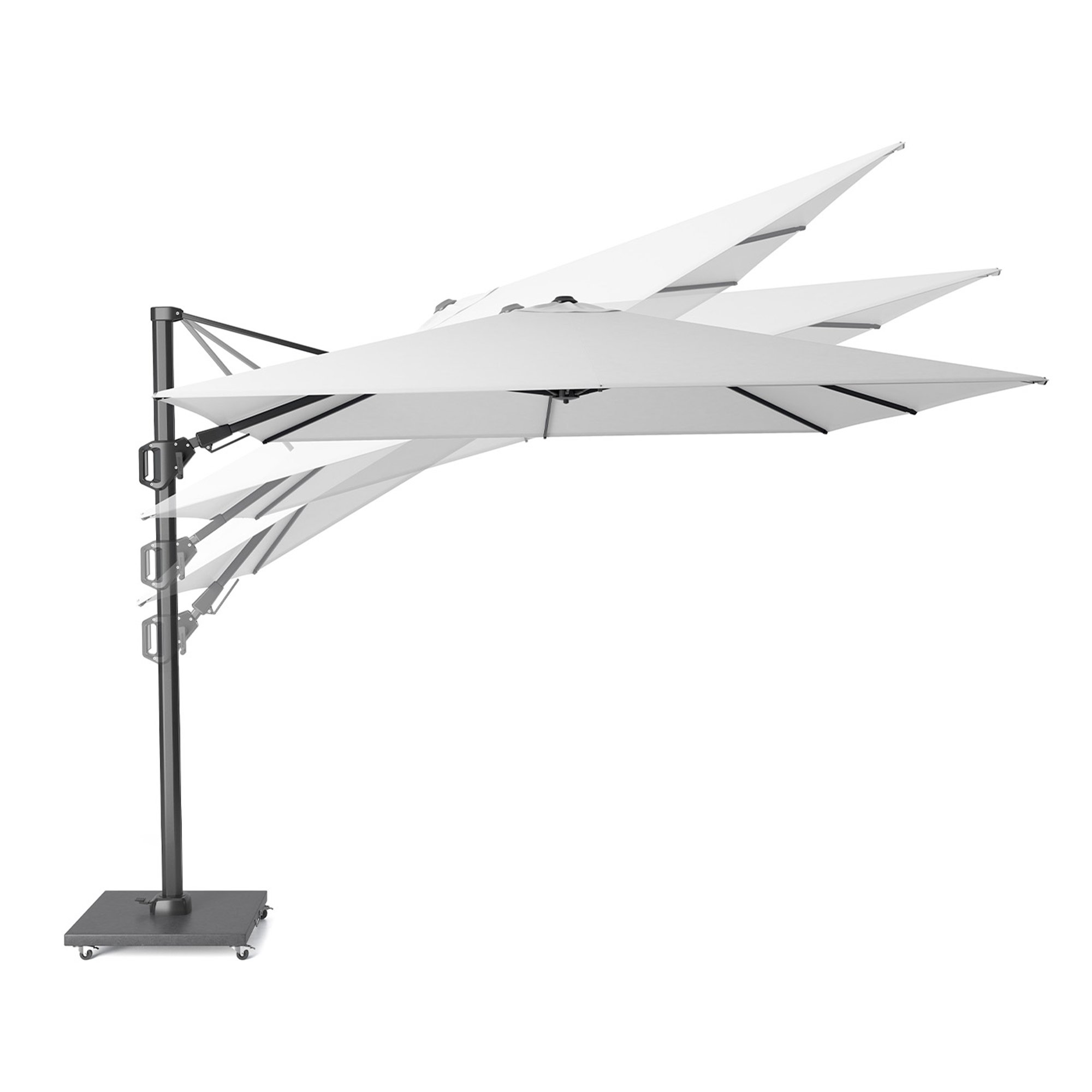 Platinum VOYAGER T2 Ampelschirm | 2700 x 2700 mm, 360° drehbar, doppelt schwenkbar - 7 Main Image
