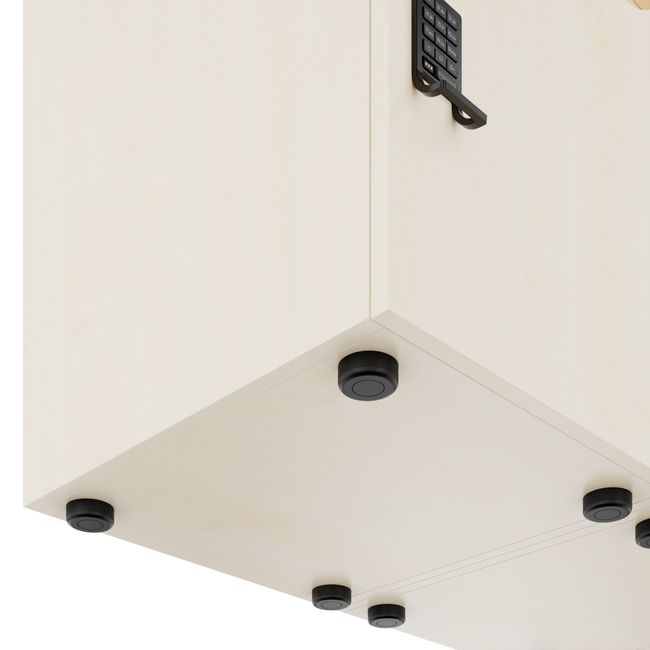 CHOICE Spind | 1353 x 1836 mm, 12 Schließfächer, Ahorn